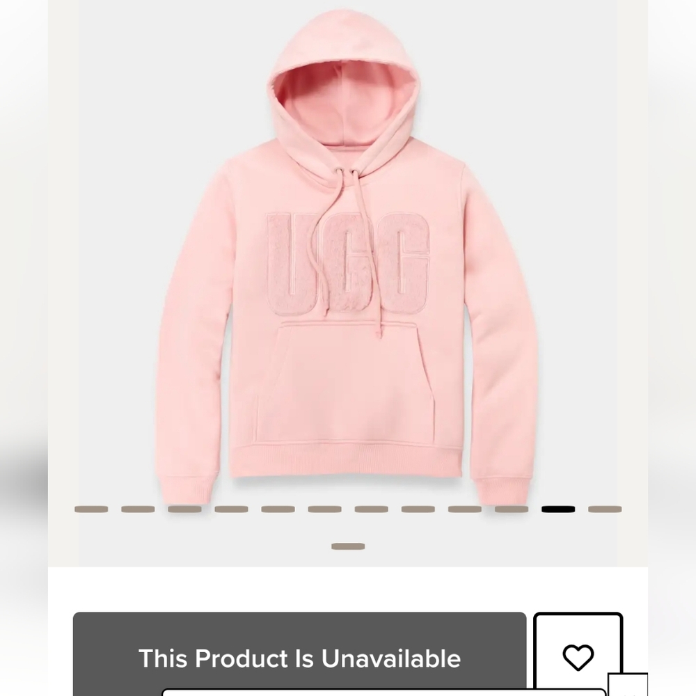 UGG REY FUZZY LOGO HOODIE - Picture 11 of 14